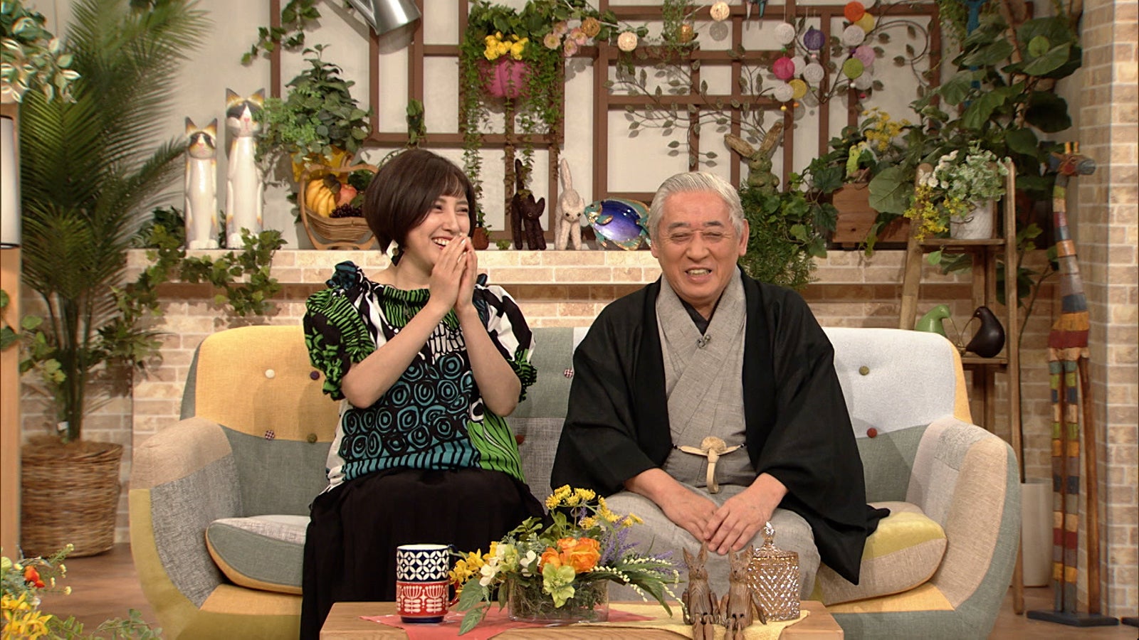 ボールドヘアモデルと舞踊家カップル （C）NHK