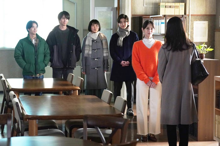 前田旺志郎、前田拳太郎、河村花、高橋文哉、北川景子、南沙良 「女神の教室~リーガル青春白書~」第8話より(C)フジテレビ