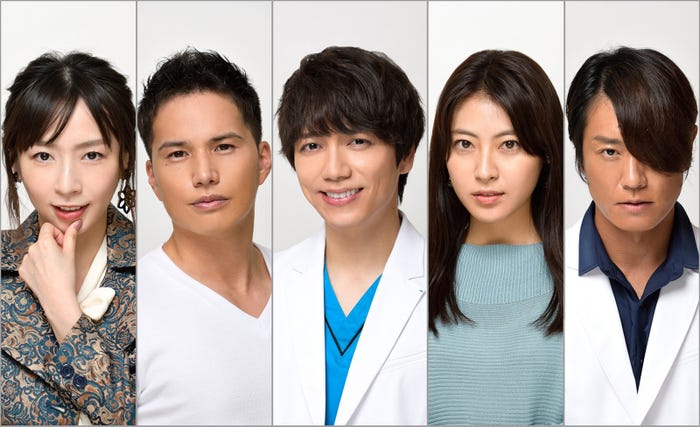 酒井若菜、市原隼人、山崎育三郎、瀧本美織、永井大(C)テレビ朝日