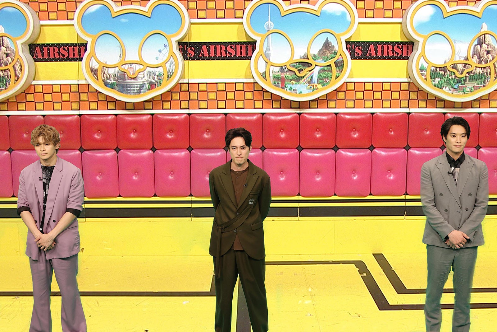 （左から）眞栄田郷敦、間宮祥太朗、鈴木伸之（C）フジテレビ