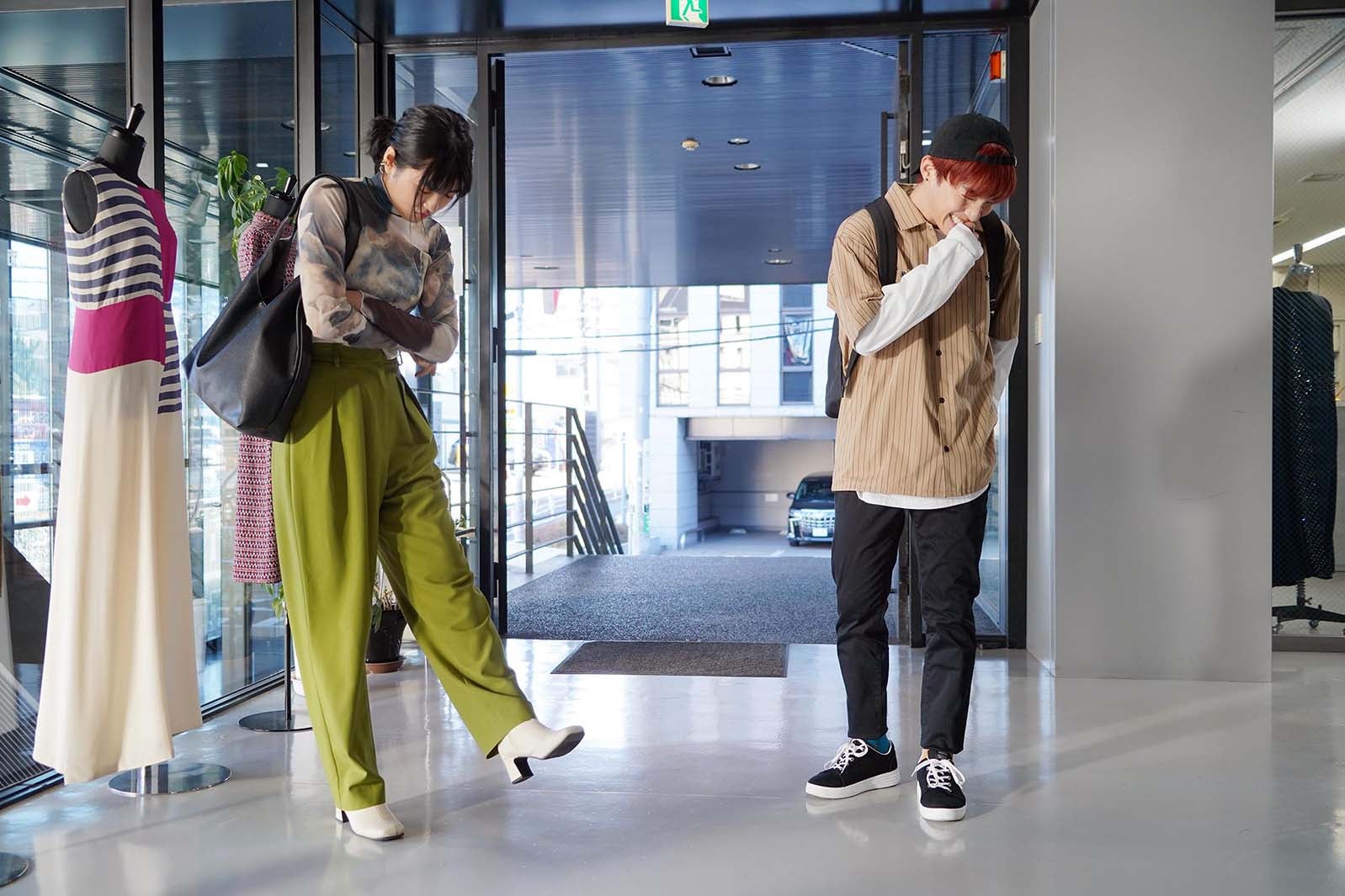 清田みくり、川西拓実「クールドジ男子」第2話より（C）那多ここね／SQUARE ENIX・ドラマ「クールドジ男子」製作委員会