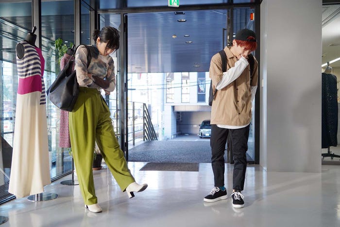 清田みくり、川西拓実「クールドジ男子」第2話より(C)那多ここね/SQUARE ENIX・ドラマ「クールドジ男子」製作委員会