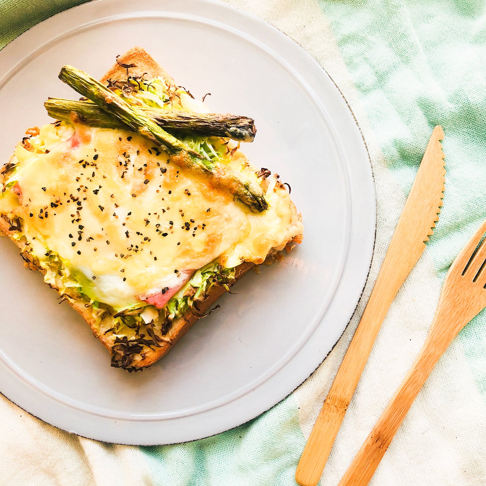 トロッと朝食トースト／画像提供：柏原歩