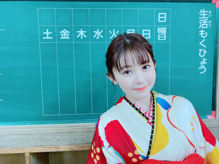 久間田琳加/「スカッとジャパン」オフショット(提供画像)