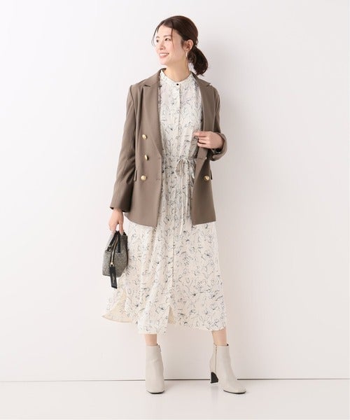 冬の花柄ワンピースはどう着こなす 大人おしゃれなお手本コーデをご紹介 モデルプレス 冬の花柄ワンピースはどう着こなす 大人おしゃれなお手本コーデをご紹介 モデルプレス