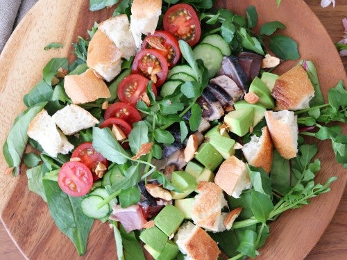 5分で完成の和風サラダごはん