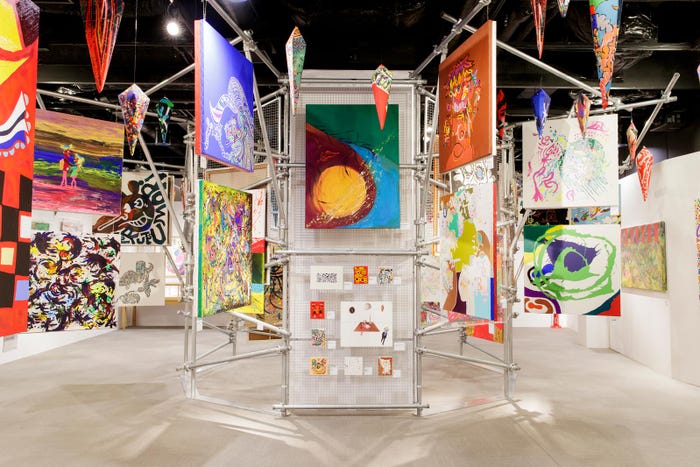 「WHO AM I - SHINGO KATORI ART JAPAN TOUR-」展示風景(提供写真)