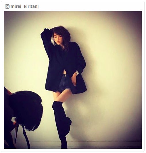 桐谷美玲、ほっそり美脚で“絶対領域”披露「神々しい」の声