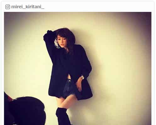 桐谷美玲、ほっそり美脚で“絶対領域”披露「神々しい」の声