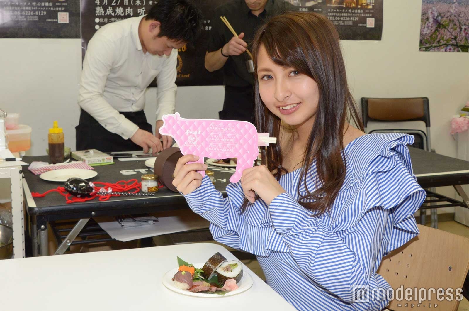 話題の熟成牛を味わおう／木戸恵利花 （C）モデルプレス