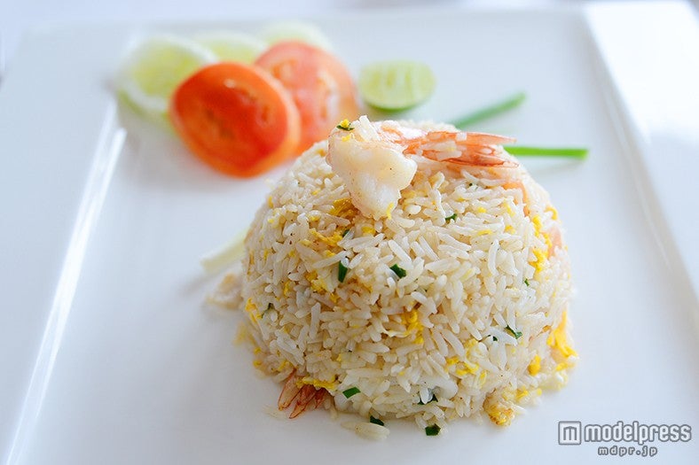 日本のチャーハンと似た味「Kao Phad Gai Rue Moo」400バーツ（約1，200円）