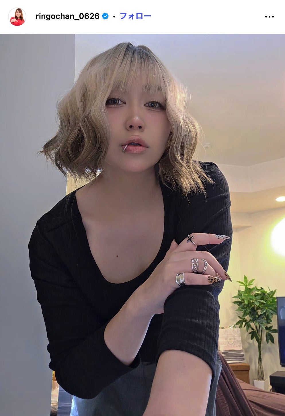 りんごちゃんInstagramより