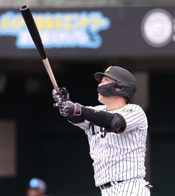阪神 大山が実戦初打席で一発回答！ 二回に左中間へ1号 「5番・一塁」で万全状態見せつけた