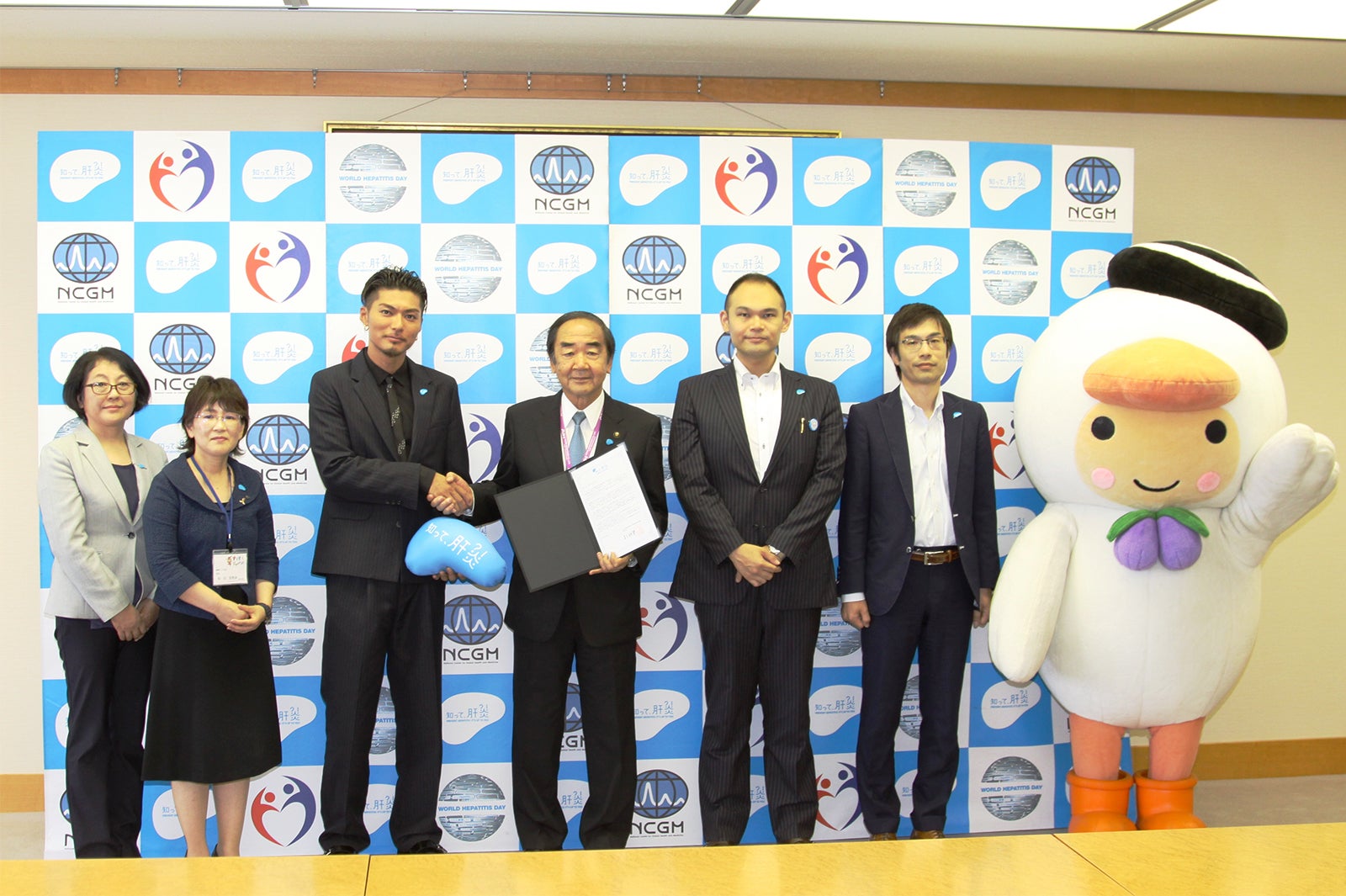 EXILE SHOKICHIが出席した「知って、肝炎プロジェクト」より（提供写真）