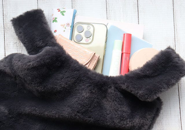 リンネル付録ミッフィーファーバッグサイズ感