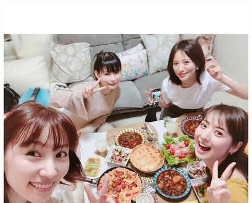 佐々木希、中川翔子宅で夏菜&徳永えりと女子会 しょこたんの手料理を堪能「完全に胃袋つかまれた」