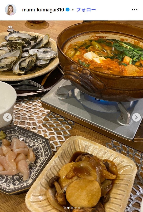 熊谷真実Instagramより