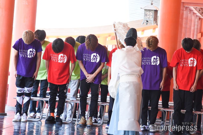 KYOTO SAMURAI BOYS御祈祷の模様 (C)モデルプレス