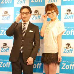 「Zoff」代表取締役社長上野剛史氏、西山茉希