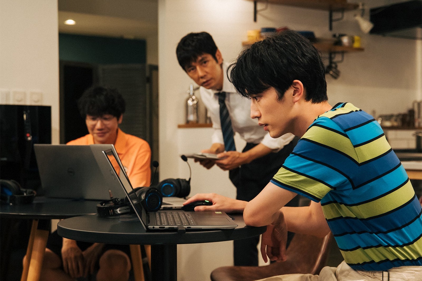 前原滉、西島秀俊、杉野遥亮／「ユニコーンに乗って」第8話より（C）TBS