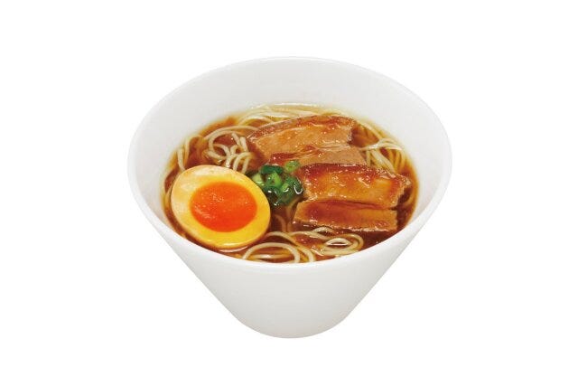 ミスタードーナツの台湾風もちもち水餃子麺のビジュアル
