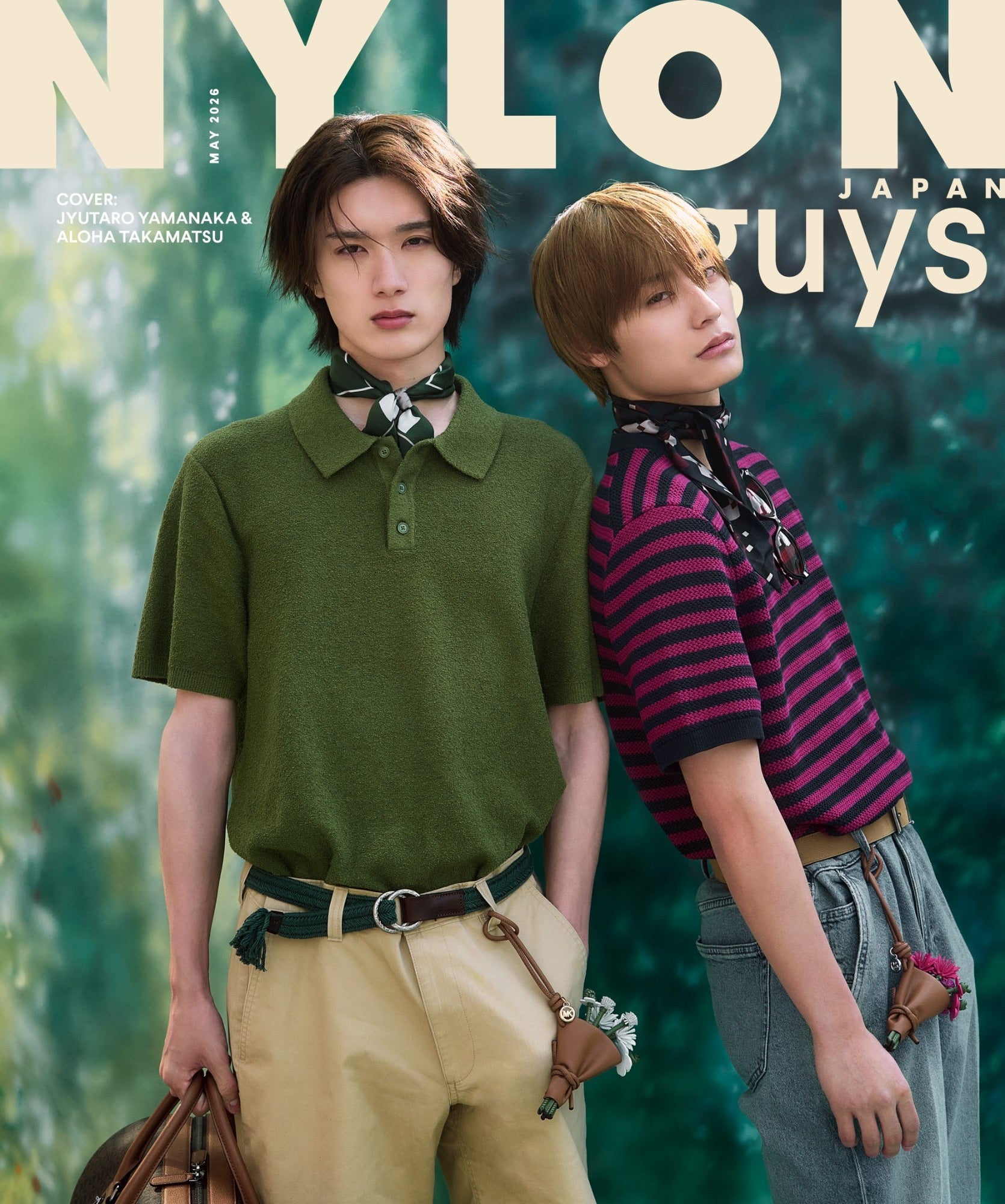 山中柔太朗、高松アロハ（C）NYLON JAPAN