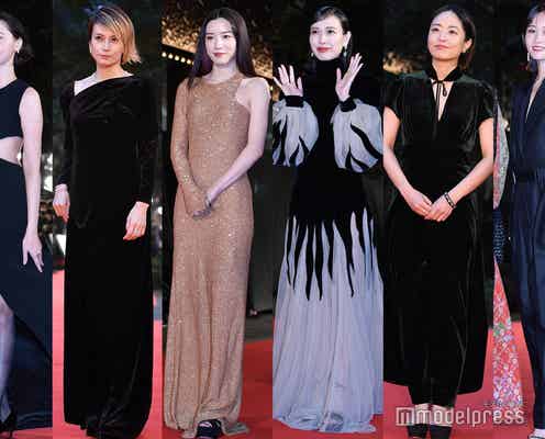 戸田恵梨香・永野芽郁・柴咲コウ・井上真央ら、華やかドレス姿でレッドカーペット登場<第35回東京国際映画祭>
