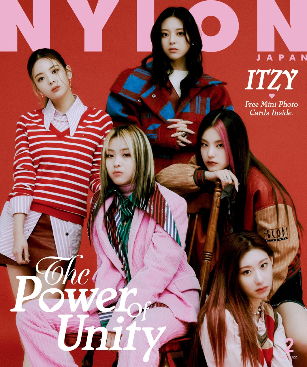 ITZY「NYLON JAPAN」初登場で初表紙　グループの結束力を表現