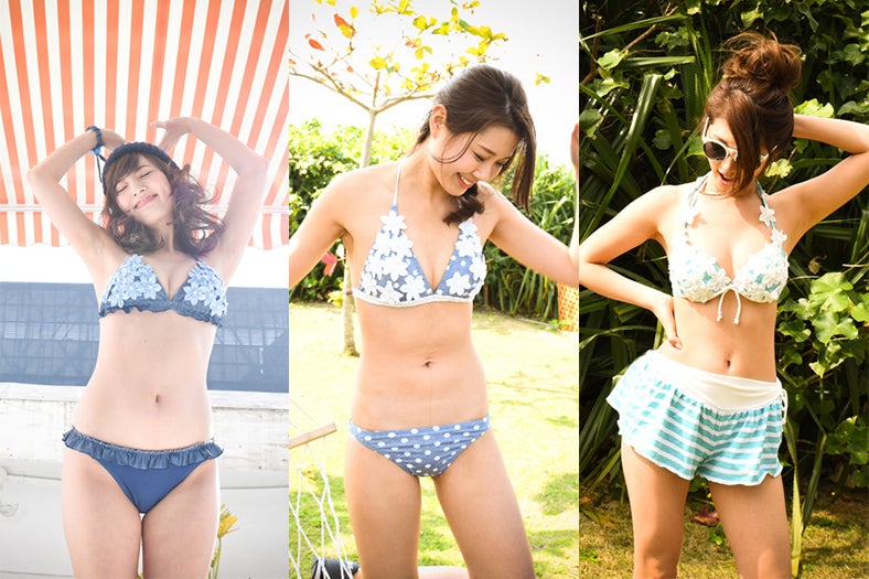 小胸もふっくら♡立体感が可愛いフラワービキニで誰より可愛くなっちゃお