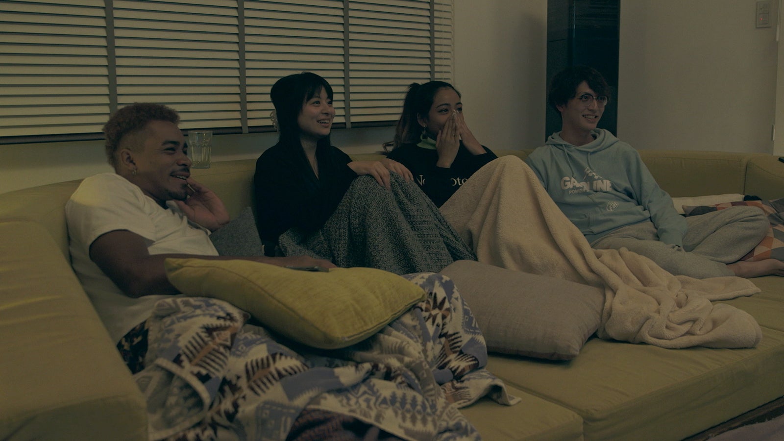 愛大、優衣、まや、聡太「TERRACE HOUSE OPENING NEW DOORS」41st WEEK（C）フジテレビ／イースト・エンタテインメント