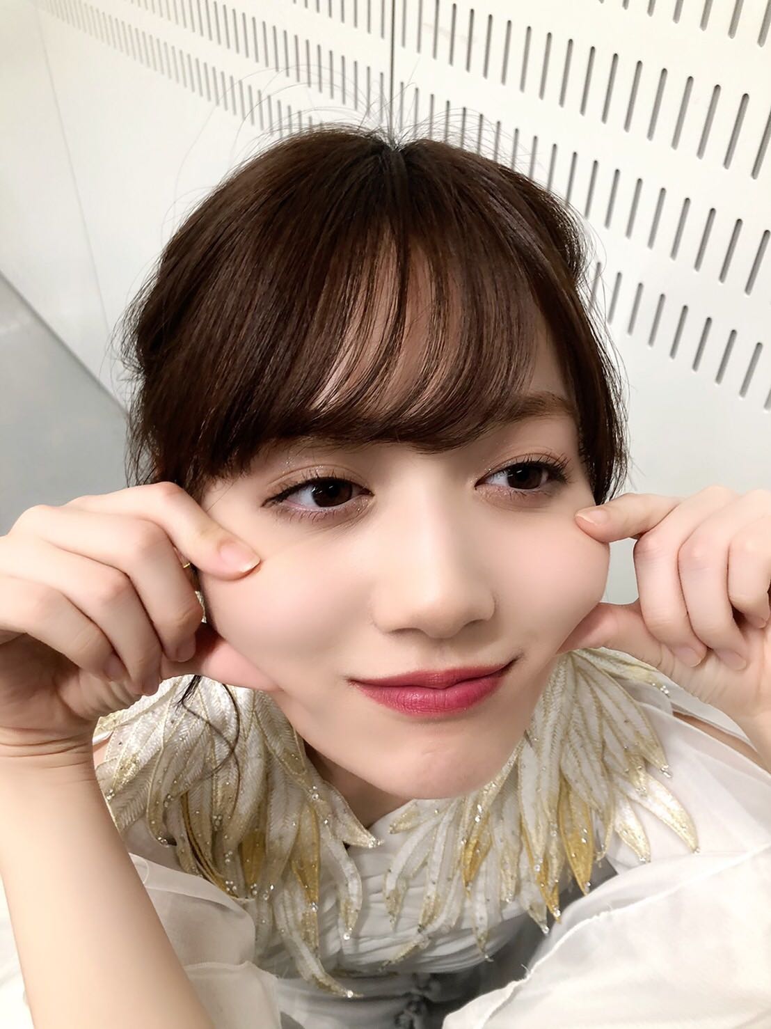 山下美月、ぽっぺむにゅ／ミュージックステーション出演後のオフショット（提供写真）