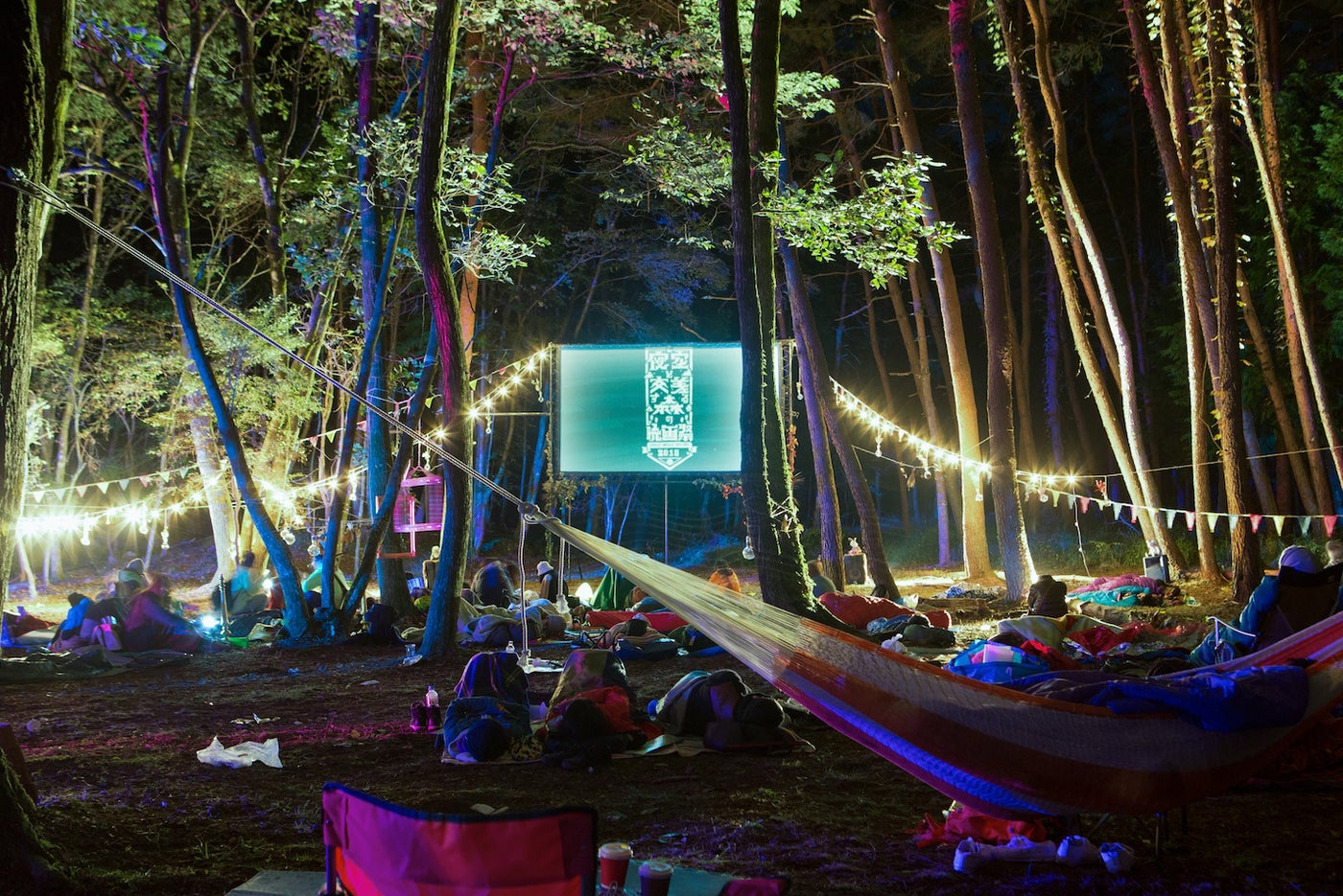 日本初の野外映画フェス、今年は離島でオールナイト映画祭　GWは森で鑑賞会も／画像提供：森の映画祭実行委員会