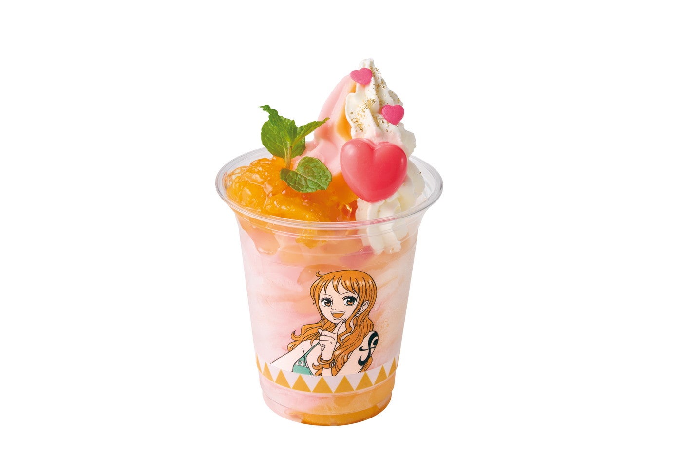 ナミさんへ捧げるフローズン・スムージー ブランマンジェ添え ～みかん＆ピーチ～／画像提供：ユニバーサル・スタジオ・ジャパン