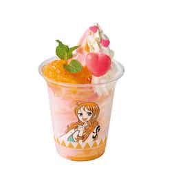 ナミさんへ捧げるフローズン・スムージー ブランマンジェ添え ~みかん&ピーチ~/画像提供:ユニバーサル・スタジオ・ジャパン