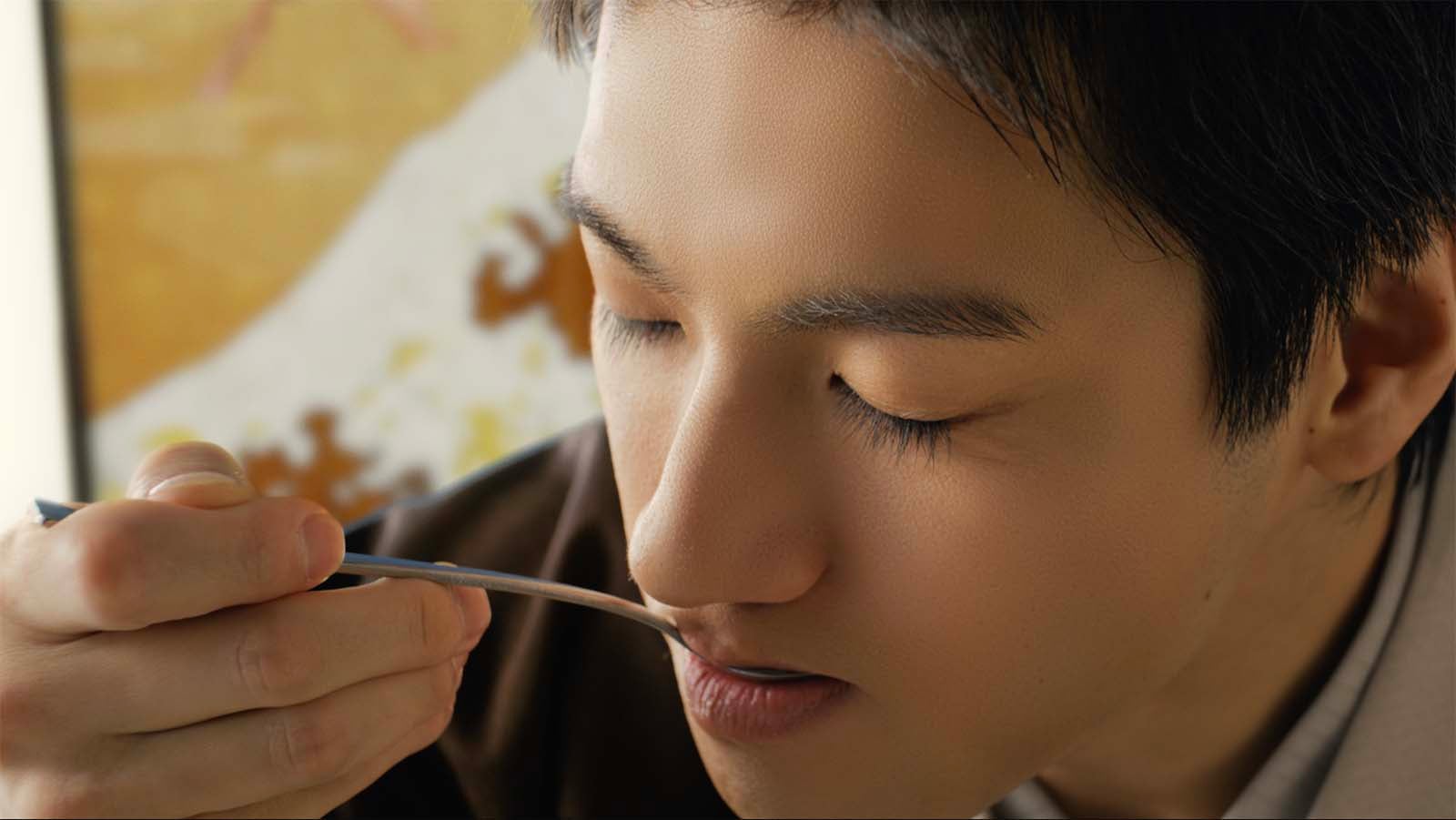 山田裕貴／カレーハウスCoCo壱番屋新CM「踊る屏風絵」篇より（提供写真）