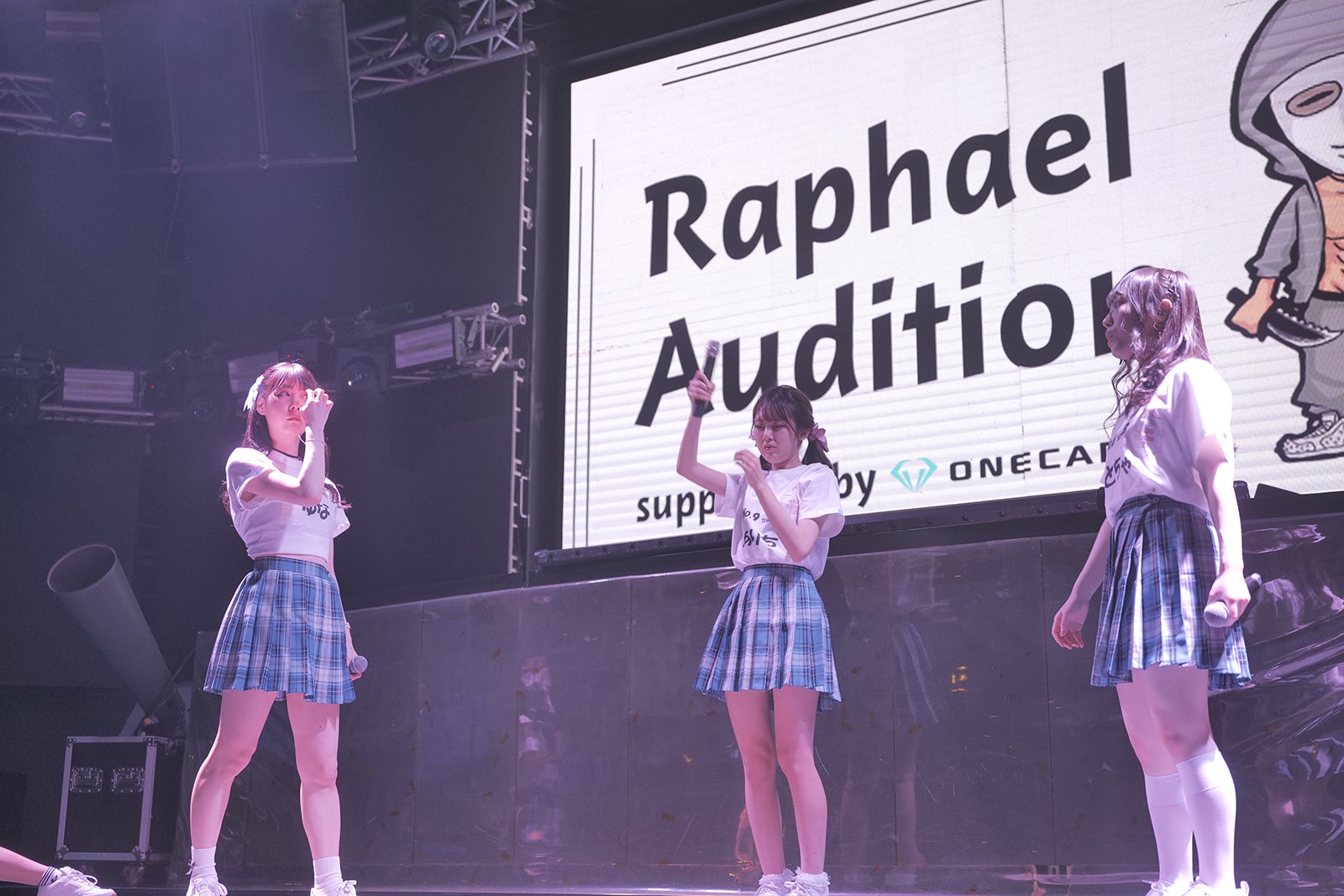 「ラファエルプロデュースアイドル」最終審査より（提供写真）