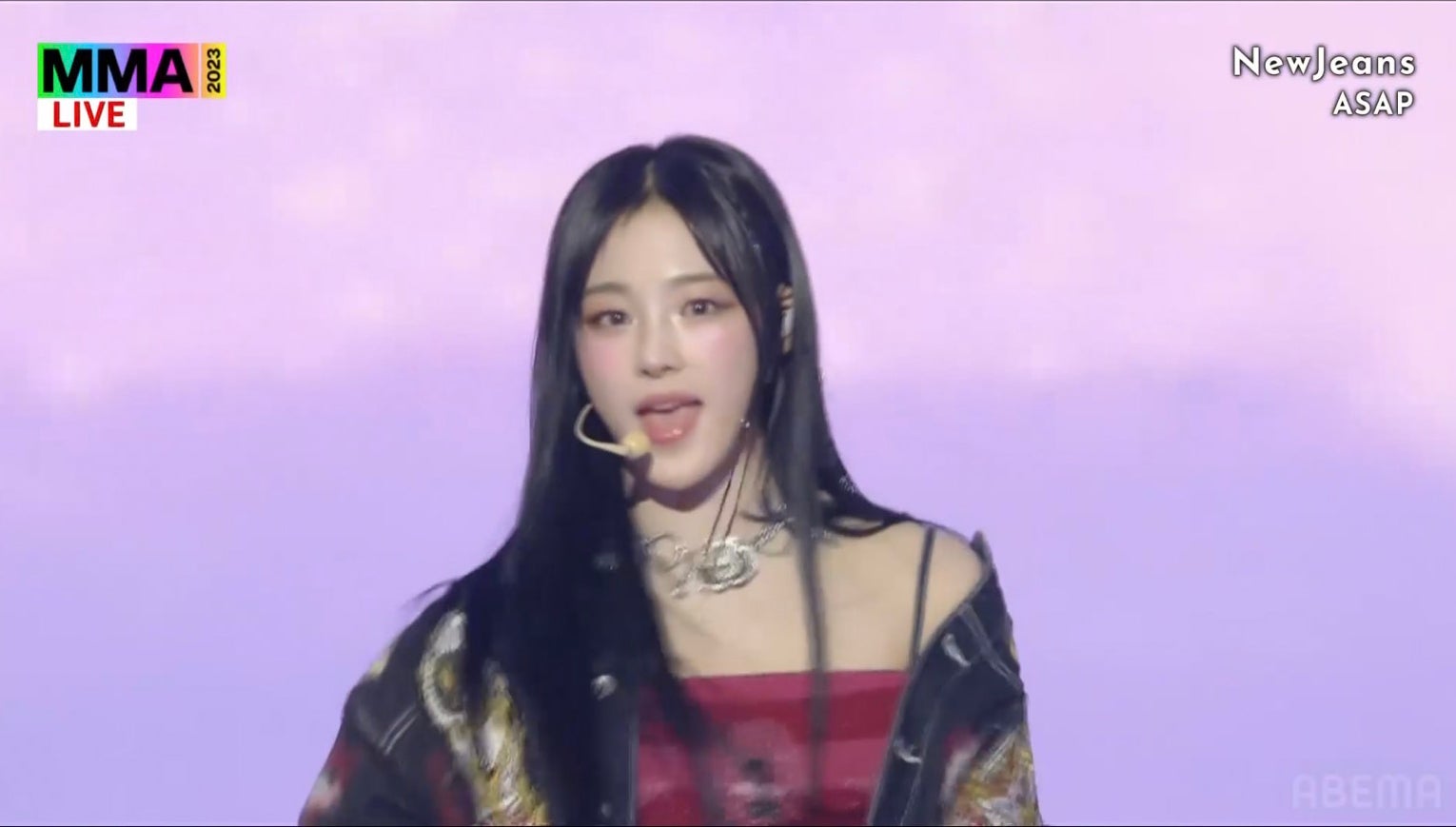 NewJeansミンジ（C）2023 Melon Music Awards （MMA2023）