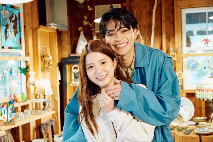 中田圭祐、川島海荷/「私たち結婚しました3」(C)AbemaTV, Inc.