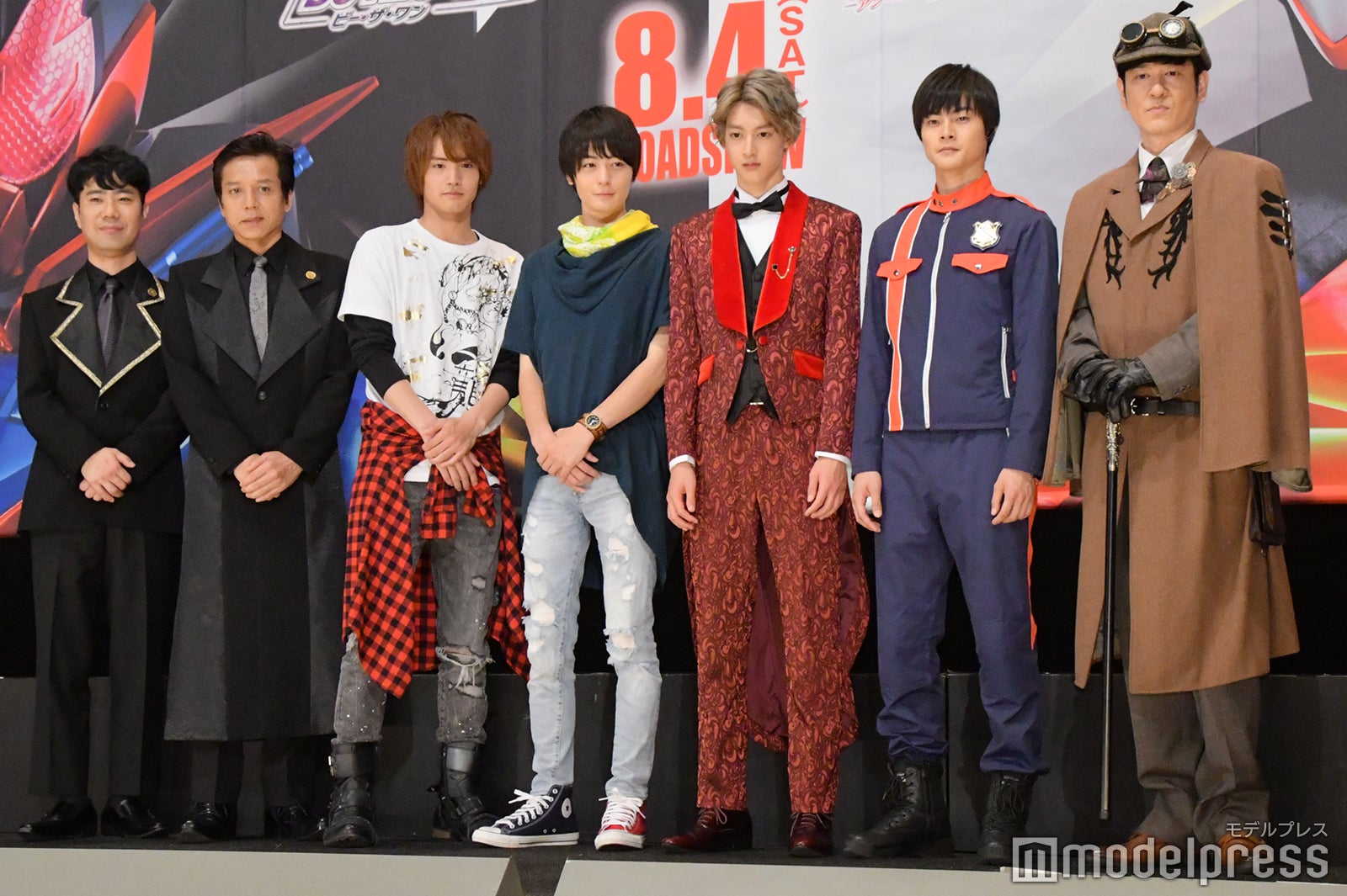 藤井隆、勝村政信、赤楚衛二、犬飼貴丈、伊藤あさひ、結木滉星、田中直樹 （C）モデルプレス