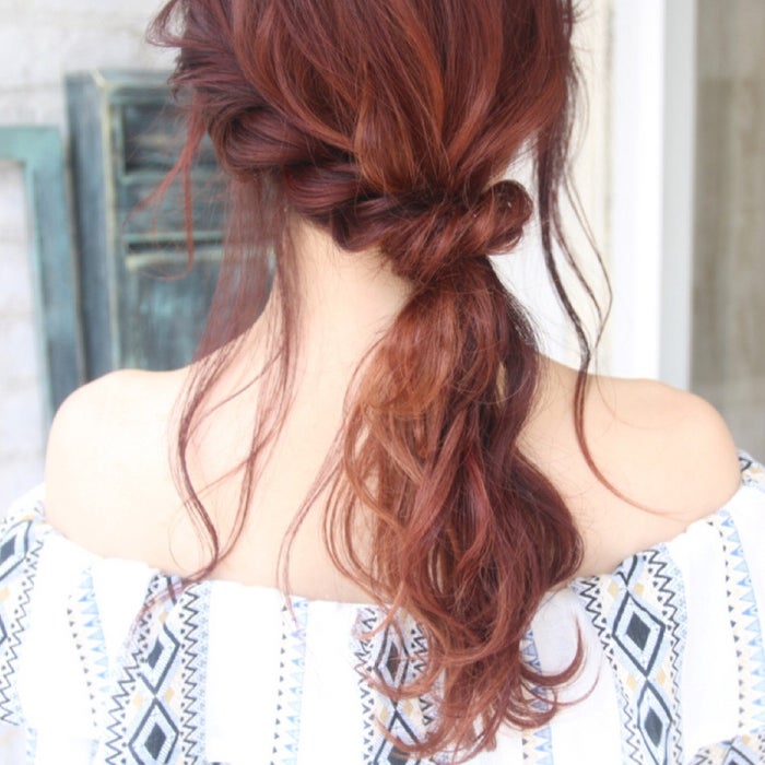 くるりんぱで叶えるこなれヘア ロングのおしゃれヘアアレンジ モデルプレス くるりんぱで叶えるこなれヘア ロングのおしゃれヘアアレンジ モデルプレス