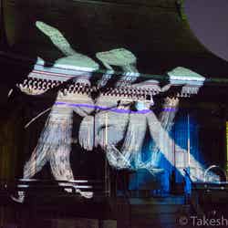 円融寺で大晦日「プロジェクションマッピング奉納」伝統と幻想アートが融合