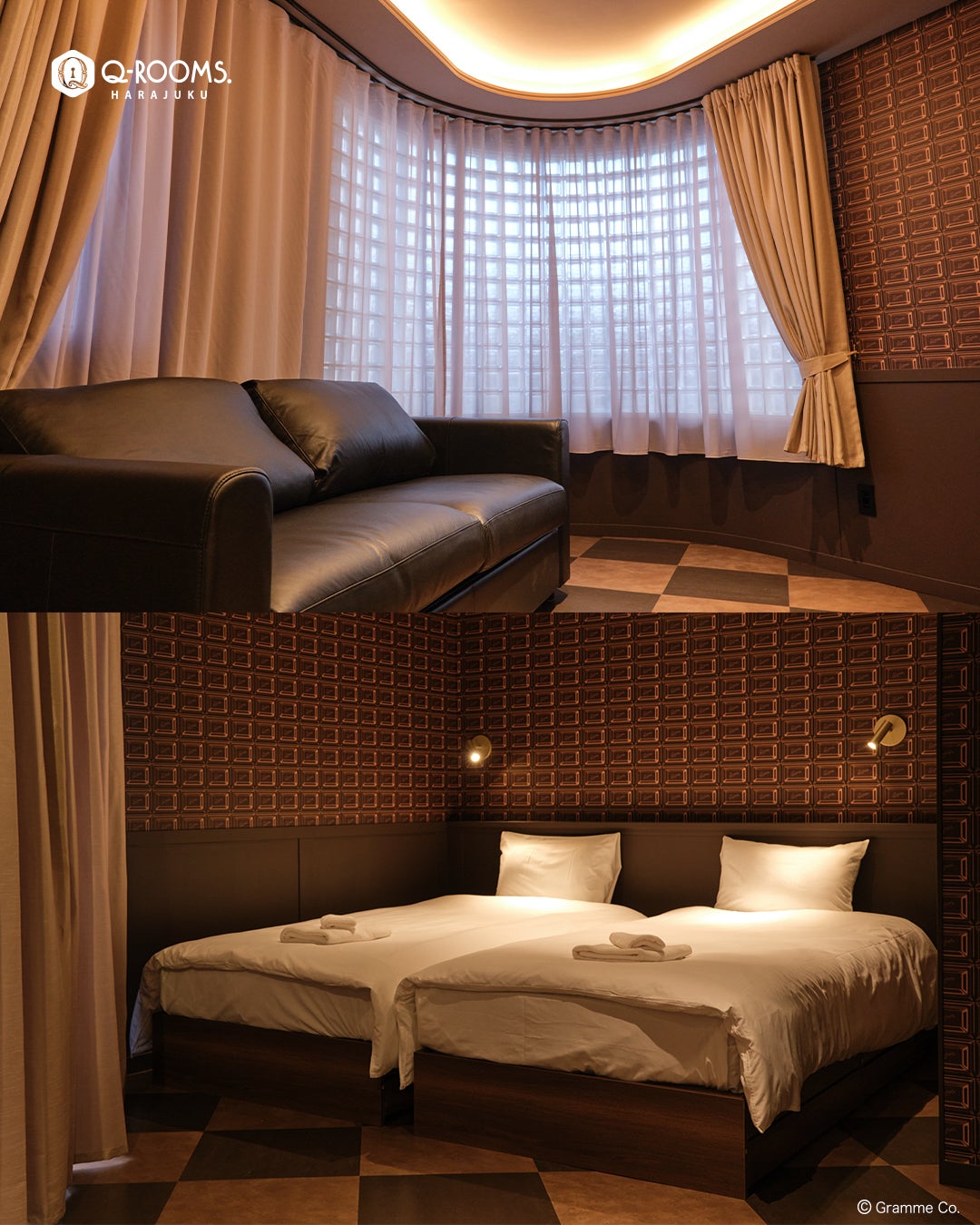 原宿にQ-pot.の世界観に浸れる宿泊施設、日本初上陸グルメや揚げサンド店も併設＜Q-ROOMS．HARAJUKU＞