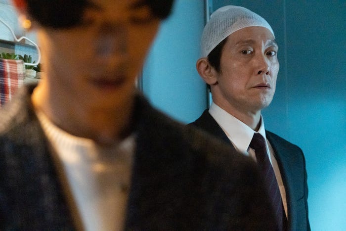 高橋恭平、佐々木蔵之介「マイホームヒーロー」第7話より(C)山川直輝・朝基まさし/講談社/ドラマ「マイホームヒーロー」製作委員会・MBS