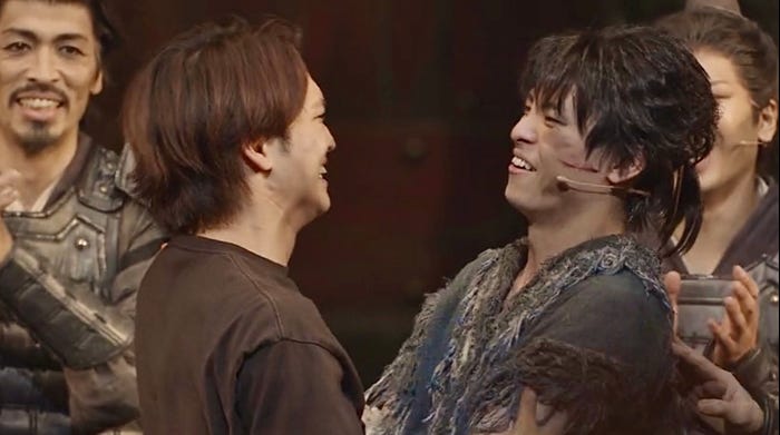 三浦宏規、高野洸/舞台「キングダム」大千穐楽より(C)原泰久/集英社