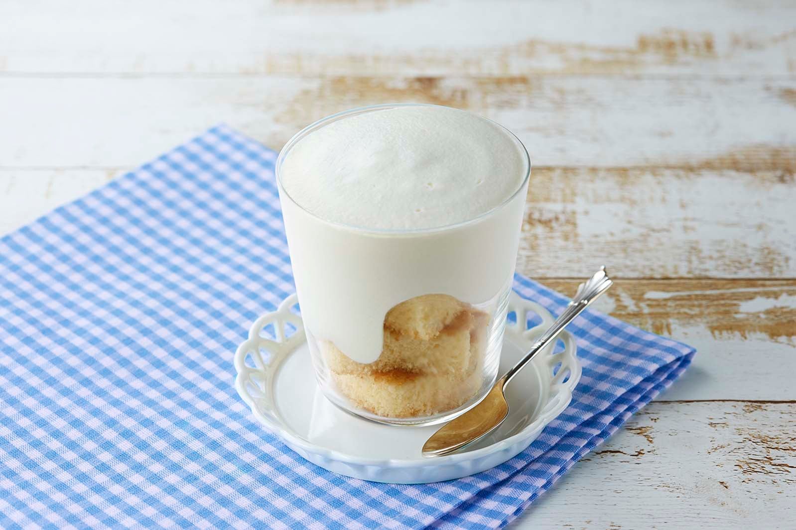 生クリームとシフォン生地が相性ぴったり