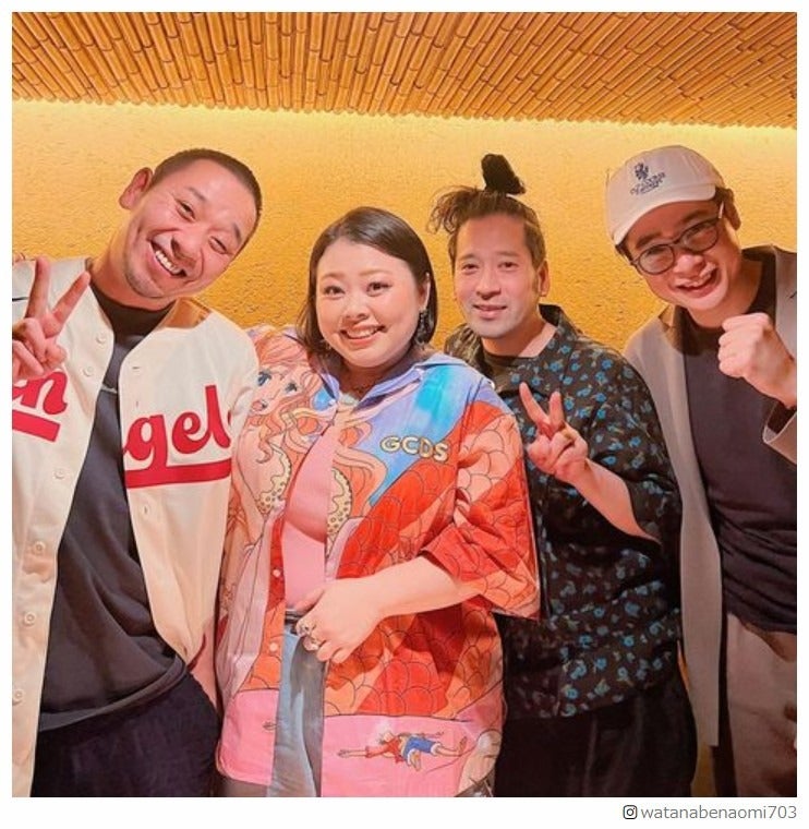 渡辺直美、久々帰国で半年間滞在へ“ピカルの定理”メンバーとの再会ショット公開に「懐かしい」「楽しそう」の声