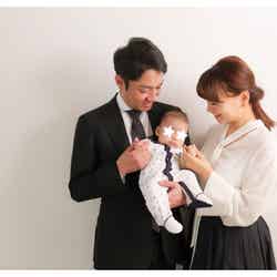 保田圭が公開した夫と息子との家族写真／保田圭オフィシャルブログ（Ameba）より