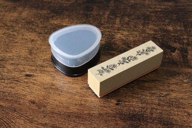 すたんぷの世界(6cm×1.5cm、ボタニカル) 布におせるスタンプインクパッド すたんぷの世界(6cm×1.5cm、ボタニカル) 布におせるスタンプインクパッド