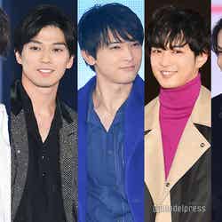 「GirlsAward 2019 A／W」に出演した（左から）鈴木伸之、新田真剣佑、吉沢亮、千葉雄大、中川大志 （C）モデルプレス
