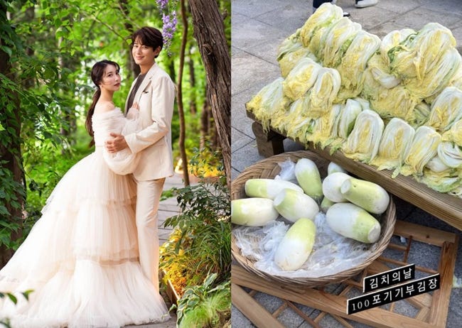 イ ジフン 妻アヤネ 結婚後に初のキムチ漬け 白菜キムチ100玉を寄付 モデルプレス イ ジフン 妻アヤネ 結婚後に初のキムチ漬け 白菜キムチ100玉を寄付 モデルプレス